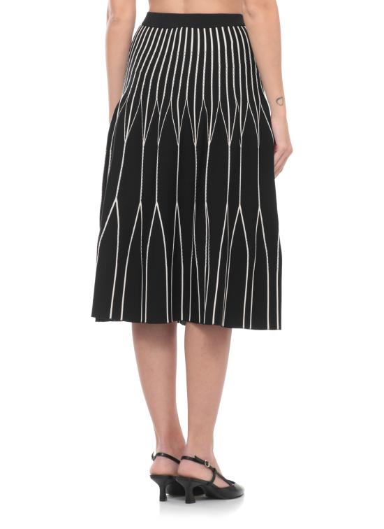 26SS 엘리자베타프랜치 미디 스커트 GK31S62E2 685 Black - ELISABETTA FRANCHI