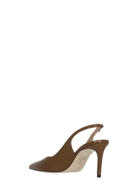 26SS 스튜어트 와이츠먼 힐/펌프스 STUART POWER SLINGBACK 75 SMOOTH CALFTOASTED ALMOND Marrone - STUART WEITZMAN