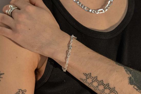  Milk & Rose 브레이슬릿 밀크앤로즈 트위스티  실버