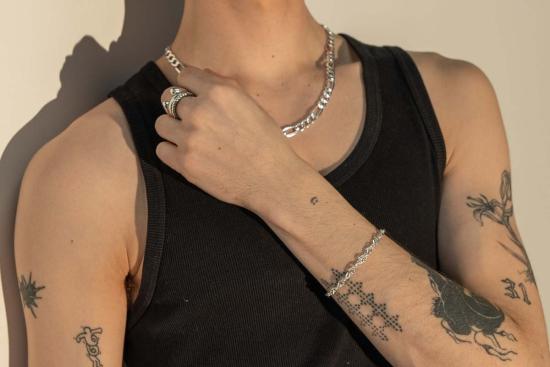  Milk & Rose 브레이슬릿 밀크앤로즈 트위스티  실버 - OTHER BRANDS