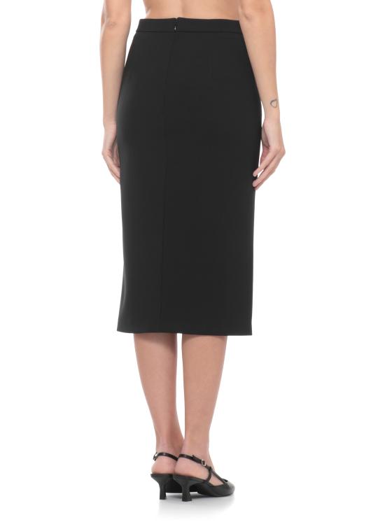 26SS 엘리자베타프랜치 미디 스커트 GO16861E2 110 Nero - ELISABETTA FRANCHI