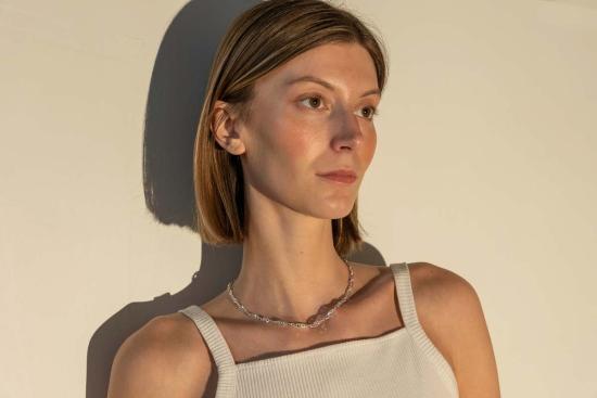  Milk & Rose 목걸이/팬던트 밀크 앤 로즈 트위스티 체인 스털링 실버 - OTHER BRANDS