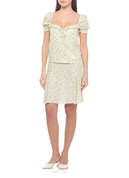 26SS 마 데 마가리타스 미디 스커트 MMABW01549 PTTS0053JASMIN GIALLINO Giallo - MAR DE MARGARITAS