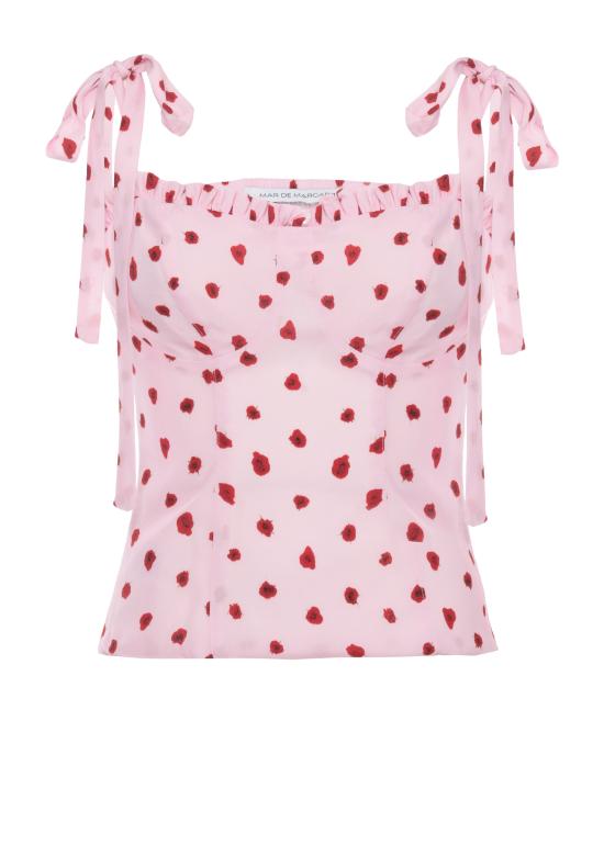 26SS 마 데 마가리타스 민소매 티셔츠 MMABW01552 PTTS0053ROSE ROSA Pink