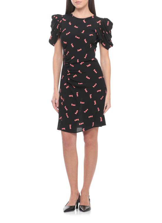 26SS 마 데 마가리타스 미디 원피스 MMABW01542 PTTS0053BON BON NERO Nero - MAR DE MARGARITAS