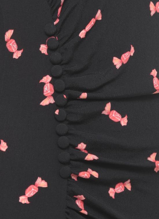 26SS 마 데 마가리타스 미디 원피스 MMABW01542 PTTS0053BON BON NERO Nero - MAR DE MARGARITAS