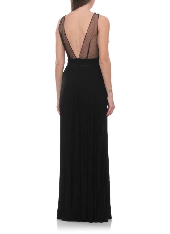 26SS 엘리자베타프랜치 롱 원피스 ABR4462E2 685 Nero - ELISABETTA FRANCHI