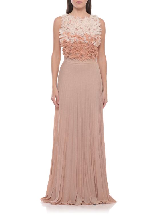 26SS 엘리자베타프랜치 롱 원피스 ABR4462E2 X81 Pink - ELISABETTA FRANCHI