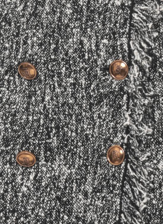 26SS 엘리자베타프랜치 미디 스커트 GK32R62E2 D95 Black - ELISABETTA FRANCHI