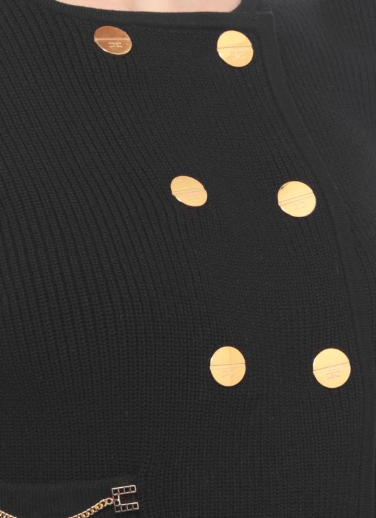 26SS 엘리자베타프랜치 자켓 MK03S62E2 110 Black - ELISABETTA FRANCHI