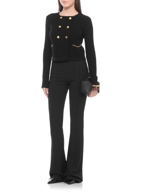 26SS 엘리자베타프랜치 자켓 MK03S62E2 110 Black - ELISABETTA FRANCHI