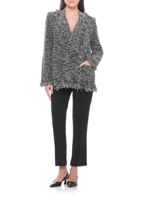 26SS 엘리자베타프랜치 스트레이트 팬츠 PA16661E2 110 Nero - ELISABETTA FRANCHI