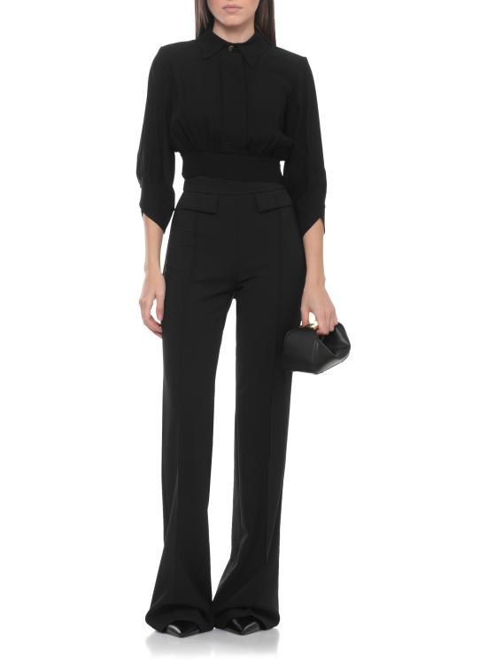 26SS 엘리자베타프랜치 스트레이트 팬츠 PA17161E2 110 Black - ELISABETTA FRANCHI