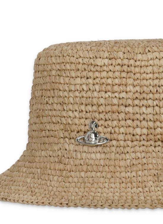 26SS 비비안웨스트우드 버킷햇 81020009 K005NC401 Beige - VIVIENNE WESTWOOD