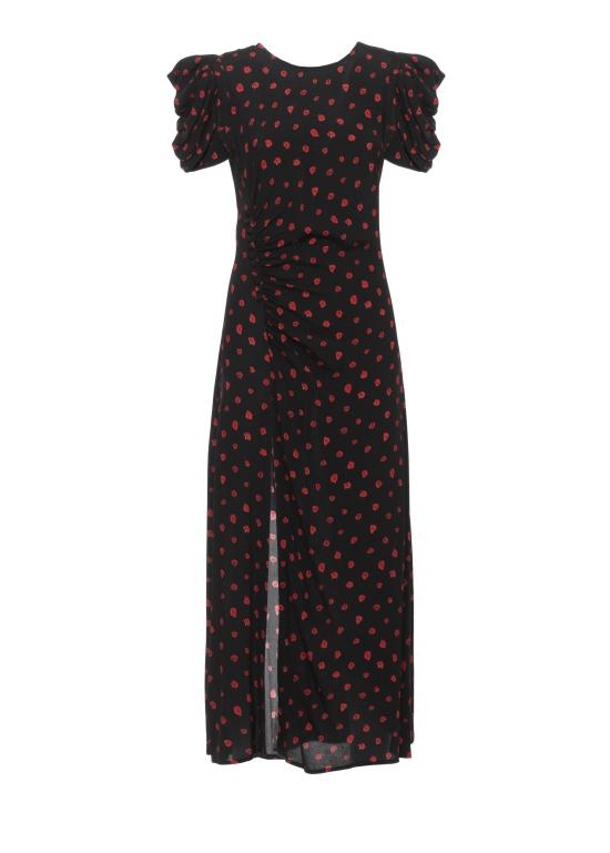 26SS 마 데 마가리타스 롱 원피스 MMABW01537 PTTS0053ROSE NERO Black