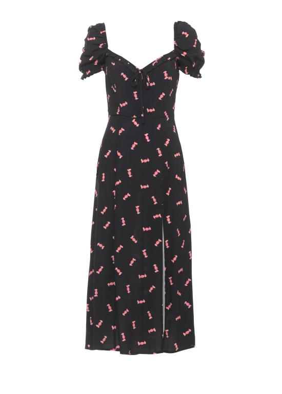 26SS 마 데 마가리타스 롱 원피스 MMABW01534 PTTS0053BON BON NERO Black