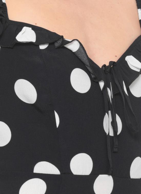 26SS 마 데 마가리타스 롱 원피스 MMABW01534 PTTS0053POIS GRANDE NERO Black - MAR DE MARGARITAS