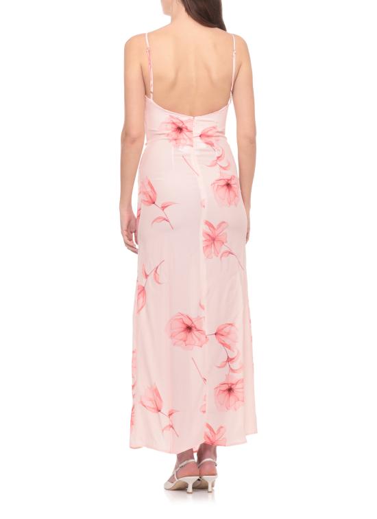 26SS 마 데 마가리타스 롱 원피스 MMABW01529 PTTS0053LOTUS PESCA Rosa - MAR DE MARGARITAS