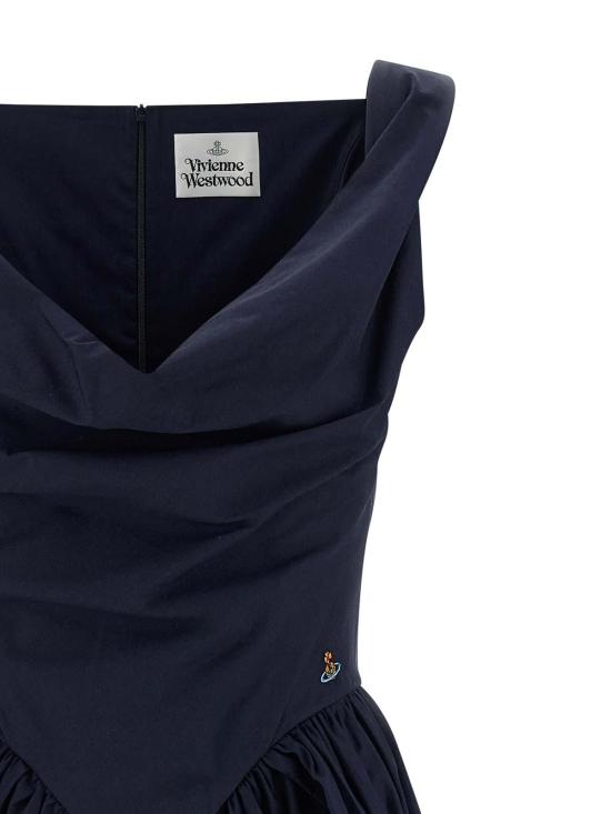 26SS 비비안웨스트우드 선데이 드레스 1101032ZW009QSWK410 Blue - VIVIENNE WESTWOOD