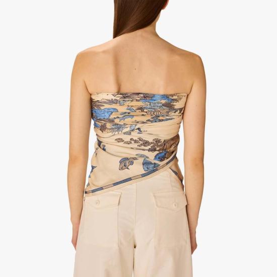  이누이 에디션 머플러/스카프 이노우이 에디션 스퀘어 스카프 아틀라스 - INOUI EDITION