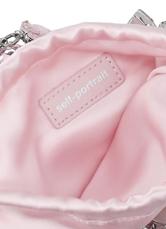 26SS 셀프 포트레이트 클러치/파우치 SS26310P PINK CRYSTAL CHAINMAILPINK Pink - SELF PORTRAIT