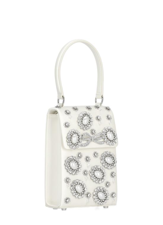 26SS 셀프 포트레이트 토트백 SS26313BC CREAM SATIN CRYSTALCREAM Ivory - SELF PORTRAIT