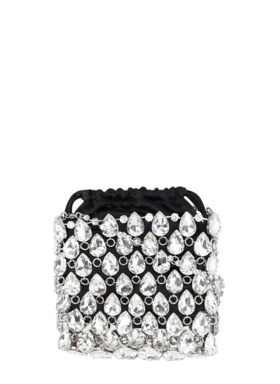 26SS 셀프 포트레이트 숄더백 SS26310SL SILVER CRYSTAL CHAINMAILSILVER Black