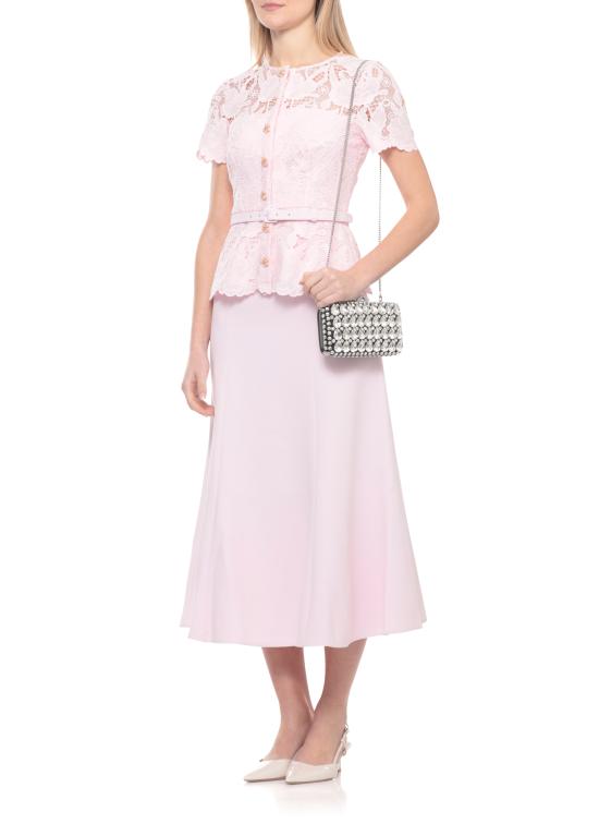 26SS 셀프 포트레이트 클러치/파우치 SS26305AB BLACK SATIN CRYSTALBLACK Black - SELF PORTRAIT