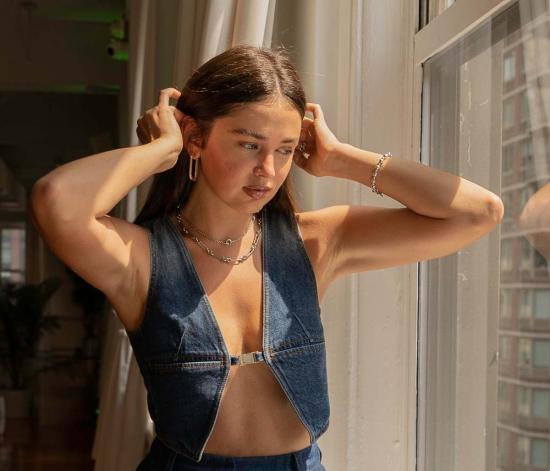  Milk & Rose 이어링 밀크앤로즈 톨 지오 후프 - OTHER BRANDS