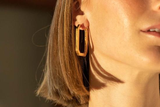  Milk & Rose 이어링 밀크앤로즈 톨 지오 후프 - OTHER BRANDS