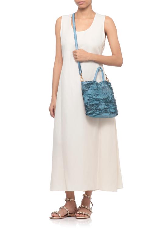 26SS 마조 숄더백 BOSP0819 MRE Blue - MAJO