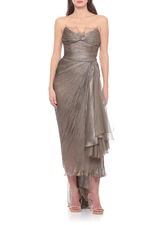 26SS 마리아루시아호한 롱 원피스 PS26008 JOLIE XWOODSMOKE Grey - MARIA LUCIA HOHAN