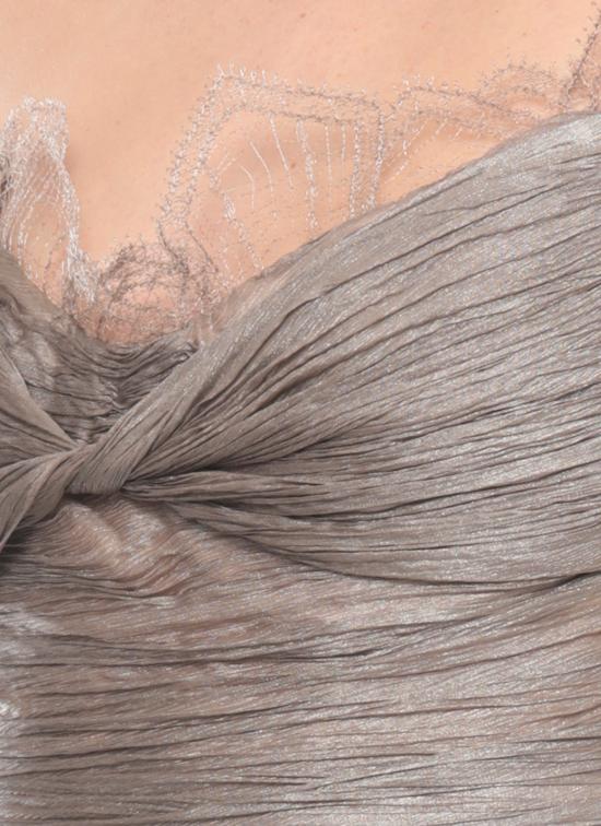 26SS 마리아루시아호한 롱 원피스 PS26008 JOLIE XWOODSMOKE Grey - MARIA LUCIA HOHAN