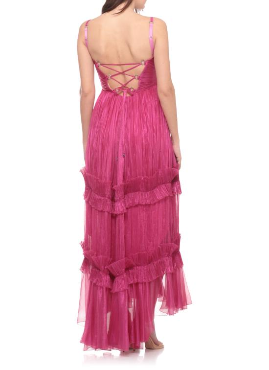 26SS 마리아루시아호한 롱 원피스 PS26015 MATEABEGONIA Fuchsia - MARIA LUCIA HOHAN