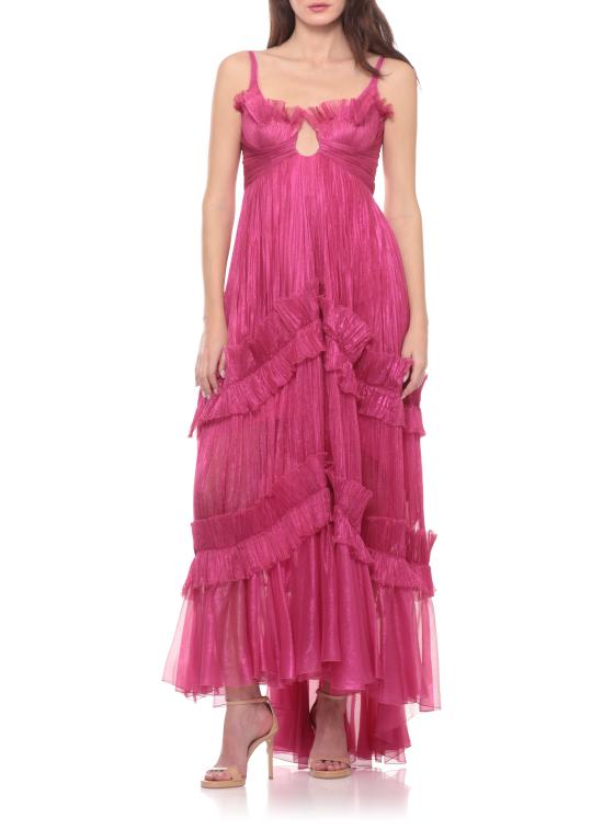 26SS 마리아루시아호한 롱 원피스 PS26015 MATEABEGONIA Fuchsia - MARIA LUCIA HOHAN