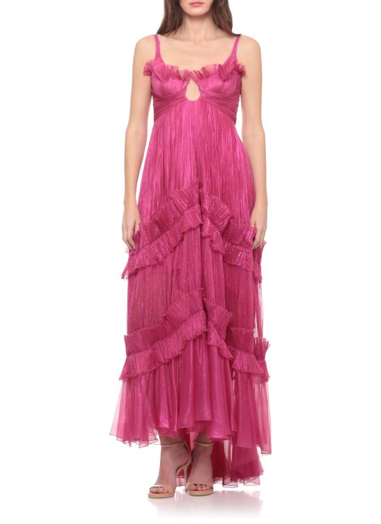 26SS 마리아루시아호한 롱 원피스 PS26015 MATEABEGONIA Fuchsia - MARIA LUCIA HOHAN