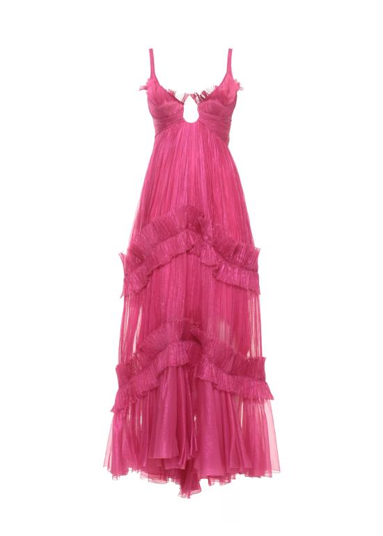 26SS 마리아루시아호한 롱 원피스 PS26015 MATEABEGONIA Fuchsia