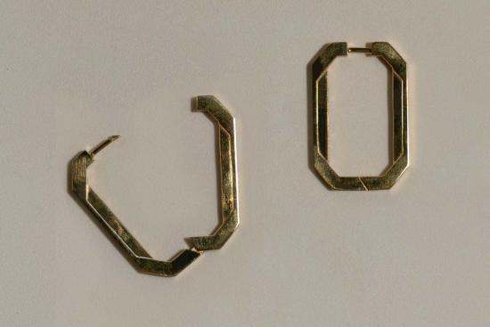  Milk & Rose 이어링 밀크앤로즈 톨 지오 후프 - OTHER BRANDS