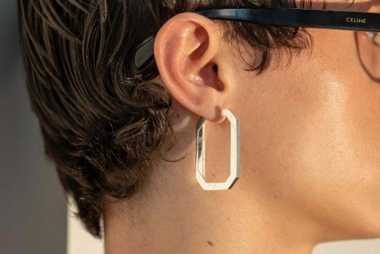  Milk & Rose 이어링 밀크앤로즈 톨 지오 후프 - OTHER BRANDS