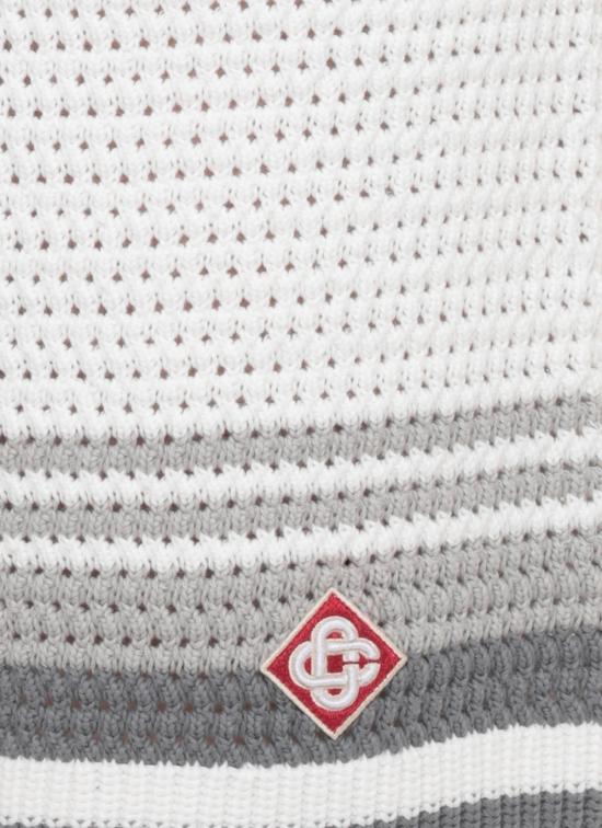 26SS 카사블랑카 숏팬츠 MSP26KW93401 WHITE GREY Bianco - CASABLANCA