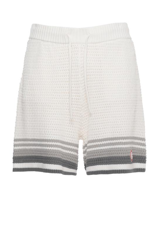 26SS 카사블랑카 숏팬츠 MSP26KW93401 WHITE GREY Bianco