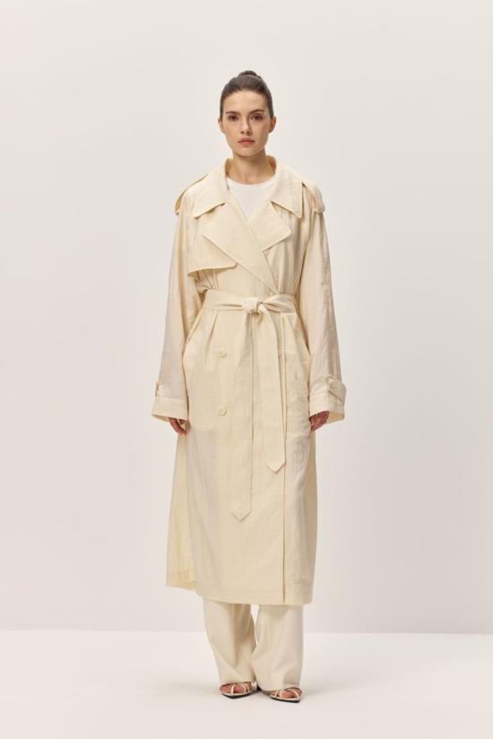  엘로디 트렌치 코트 트렌치 에크루 - ELODIE