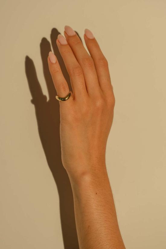  Milk & Rose 반지 밀크 & 로즈 웨이브 링 - OTHER BRANDS