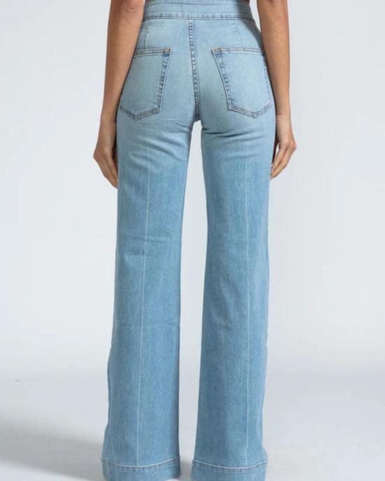  ASKK 뉴욕 데님 팬츠 아스크니 브라이튼 와이드 레그 팬츠 킬로버 - ASKK NY