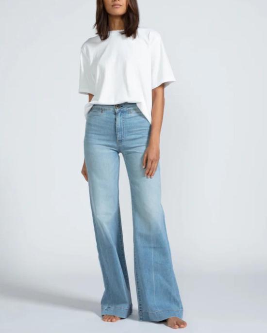  ASKK 뉴욕 데님 팬츠 아스크니 브라이튼 와이드 레그 팬츠 킬로버 - ASKK NY