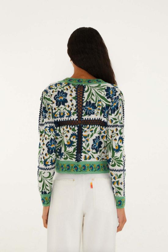  FARM Rio US 가디건 팜 리오 우스 니트  마노엘라 오프 화이트 - OTHER BRANDS