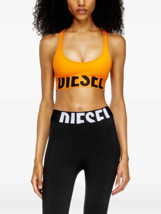 26SS 디젤 로고 마이크로파이버 스포츠 브라 A182770PLAR 34X - DIESEL