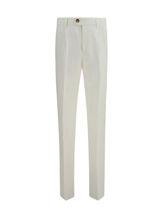 26SS 브루넬로 쿠치넬리 스트레이트 팬츠 MH249E1450 C003 WHITE