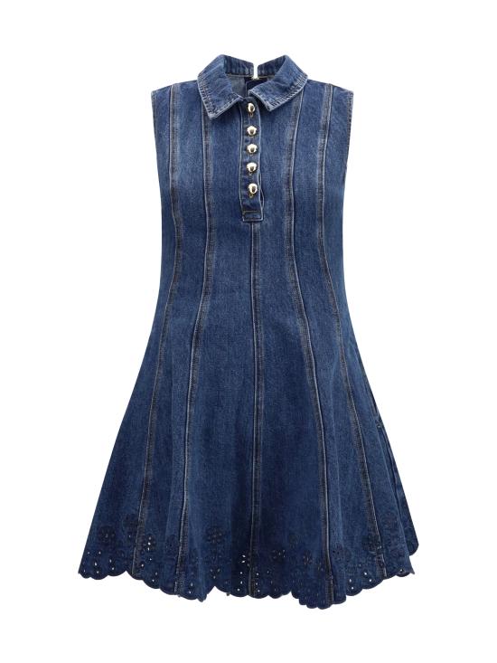 26SS 셀프 포트레이트 숏 원피스 SS26820SBL BLUE