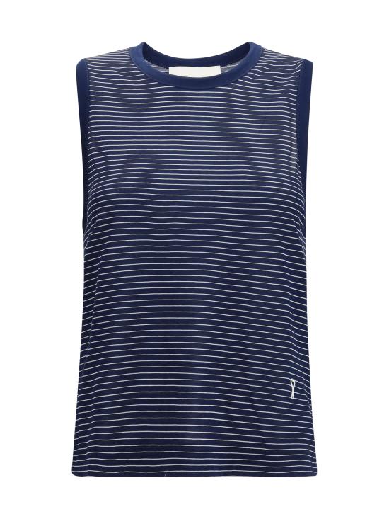 26SS 아미 민소매 티셔츠 FTP818JE0212 A044 BLUE